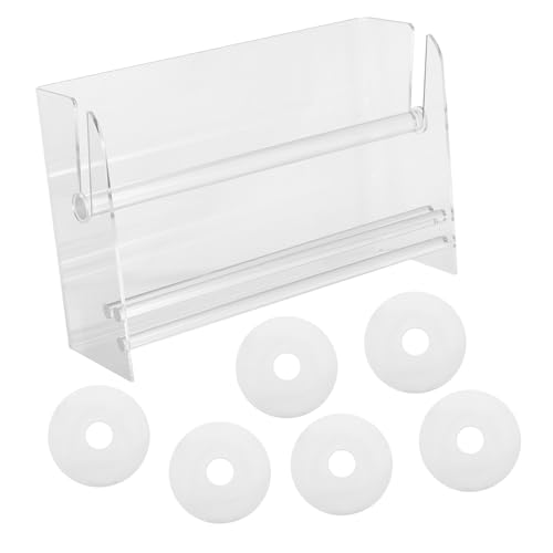 IMIKEYA Verstellbarer Acryl etikettenspender mit Fächern Transparenter Aufkleberrollenhalter für Büro und Schreibtisch Platzsparender Benutzerfreundlicher Sticker Roll Organizer IMIKEYA Verstellbarer Acryl etikettenspender mit Fächern Transparenter Aufkleberrollenhalter für Büro und Schreibtisch Platzsparender Benutzerfreundlicher Sticker Roll Organizer von IMIKEYA