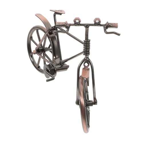 IMIKEYA Vintage Fahrrad Modell Skulptur Retro Metall Fahrrad Ornament Dekoration für Zuhause und Büro Geschenkidee für Fahrradliebhaber Handgefertigte Miniatur IMIKEYA Vintage Fahrrad Modell Skulptur Retro Metall Fahrrad Ornament Dekoration für Zuhause und Büro Geschenkidee für Fahrradliebhaber Handgefertigte Miniatur von IMIKEYA