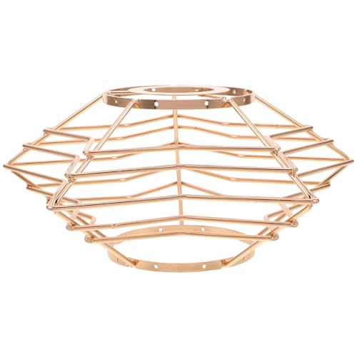 IMIKEYA Vintage-Glühbirnenabdeckung: E27-Lampenschirmrahmen aus Metall – rustikaler Drahtkäfig-Pendelleuchtenschutz in Sternform – DIY-Lampenschirmhalter für Zuhause, Wohnzimmer, Schlafzimmer IMIKEYA Vintage-Glühbirnenabdeckung: E27-Lampenschirmrahmen aus Metall – rustikaler Drahtkäfig-Pendelleuchtenschutz in Sternform – DIY-Lampenschirmhalter für Zuhause, Wohnzimmer, Schlafzimmer von IMIKEYA