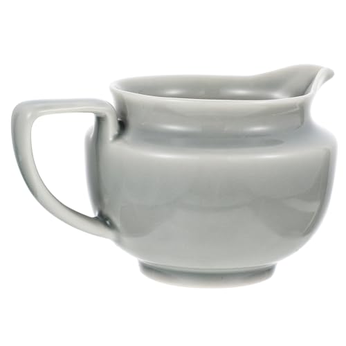 IMIKEYA Keramik Milchaufschäumer Zum Ausgießen Von Sahne Mit Griff Servierkrug Für Kaffeetassen Und Soßenbecher Für Küche von IMIKEYA