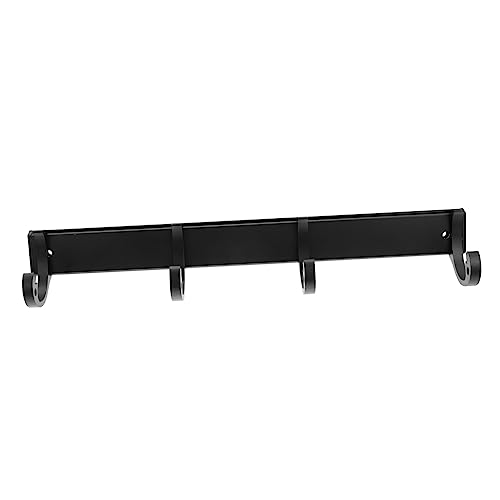 IMIKEYA Wandmontierte Garderobenleiste aus Aluminium mit Haken Robuster Haken für Jacken Hüte Handtücher und für Küche Bad und Eingangsbereich IMIKEYA Wandmontierte Garderobenleiste aus Aluminium mit Haken Robuster Haken für Jacken Hüte Handtücher und für Küche Bad und Eingangsbereich von IMIKEYA