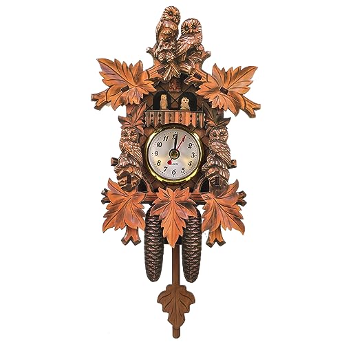 IMIKEYA Pendel Wanduhr Für Wohnzimmer Vintage Dekorative Home Uhr Vogel Form von IMIKEYA