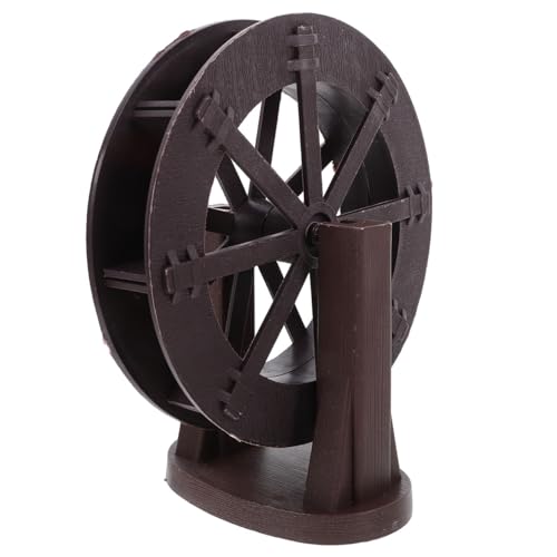 IMIKEYA Laufendes Wasserrad aus Kunststoff für Fischteich Garten - Feng Shui Wasserrad Wasserspiel für Bonsai Aquarium Yard Garten, 15 cm, Schafft Beruhigende WassergeräUsche von IMIKEYA