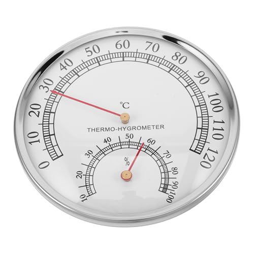 IMIKEYA Wasserdichter Temperatur Feuchtigkeitsmesser Sauna Dampfbad Innen Außen Hygrometer Präzises Temperatur Feuchtigkeitsmonitoring für Sauna Dampfräume IMIKEYA Wasserdichter Temperatur Feuchtigkeitsmesser Sauna Dampfbad Innen Außen Hygrometer Präzises Temperatur Feuchtigkeitsmonitoring für Sauna Dampfräume von IMIKEYA