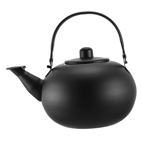 IMIKEYA Wasserkocher Outdoor Teekessel mit Sieb Flacher Boden Geeignet für Gasherde Schnelles Erhitzen Leicht zu Reinigen Lagern von IMIKEYA