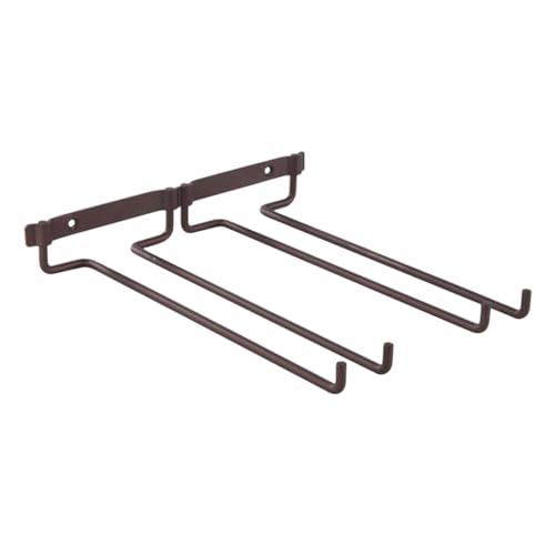 IMIKEYA Weinglashalter Doppelte Reihe aus Eisen Wandmontiertes Weinglasregal in Bronze Hängendes Aufbewahrungsregal für Küchen Bars Restaurants Stabiles Display für Weingläser IMIKEYA Weinglashalter Doppelte Reihe aus Eisen Wandmontiertes Weinglasregal in Bronze Hängendes Aufbewahrungsregal für Küchen Bars Restaurants Stabiles Display für Weingläser von IMIKEYA