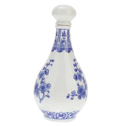 IMIKEYA Weintopf Aus Porzellan 500 Ml Und Weiße Keramikflasche Tropffreies Design Für Brandy Whisky von IMIKEYA