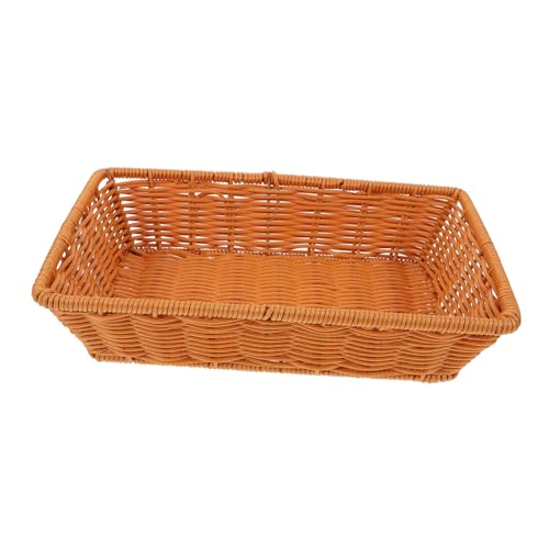 IMIKEYA Widerstandsfähiger Quadratischer Brotkorb aus Material Geflochtenes Design Vielseitig als Snack und Obstkorb Sowie Dekoratives Küchenzentrum Braun Wiederverwendbar IMIKEYA Widerstandsfähiger Quadratischer Brotkorb aus Material Geflochtenes Design Vielseitig als Snack und Obstkorb Sowie Dekoratives Küchenzentrum Braun Wiederverwendbar von IMIKEYA