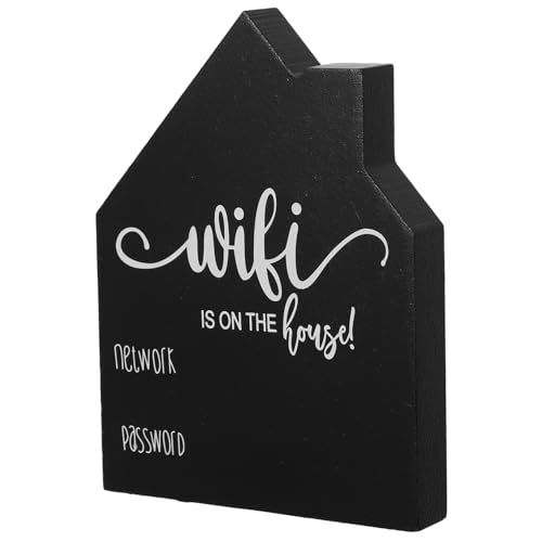 IMIKEYA Wlan Passwortschild Holztafel für Zuhause Büro und Wiederbeschreibbare Kreidetafel im Hausdesign Vielseitig Einsetzbar und Einfach zu Aktualisieren IMIKEYA Wlan Passwortschild Holztafel für Zuhause Büro und Wiederbeschreibbare Kreidetafel im Hausdesign Vielseitig Einsetzbar und Einfach zu Aktualisieren von IMIKEYA