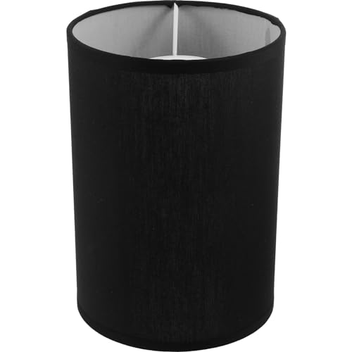 IMIKEYA Zylinder-Lampenschirm: Lampenschirme Stoff E27 Lampenfassung Zum Aufstecken Hängender Lampenschirm Ersatz-Lampenschirmabdeckungen Leinen Für Nachttischlampen Tischlampen von IMIKEYA