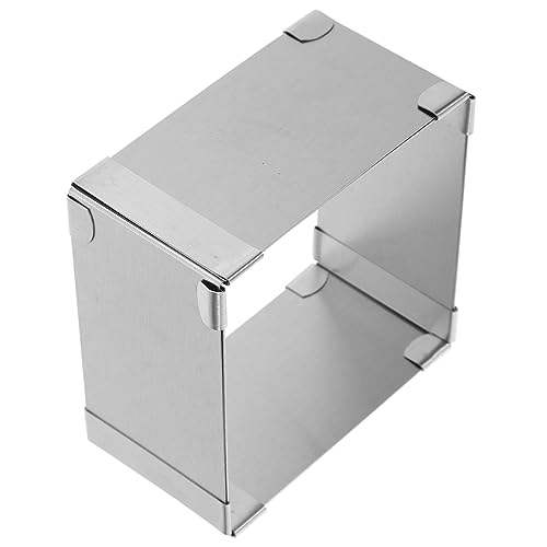 IMIKEYA Kuchenform Aus Edelstahl – Quadratisches Gebäckformwerkzeug Ideal Zum Backen Und Für Fondant (8 9 Cm) von IMIKEYA