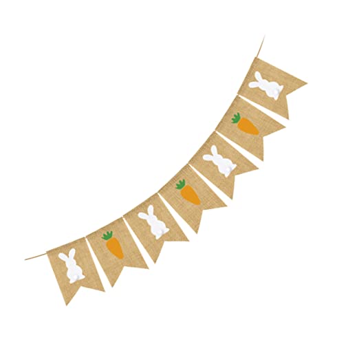IMIKEYA kollegen osterfahne wohnungseinrichtung Thanksgivingdekoration Hasenmuster Girlande Ammer Osterei-Banner Plüsch Osterhasenbanner Leinenbanner für Party Festival-Banner Leinen- IMIKEYA kollegen osterfahne wohnungseinrichtung Thanksgivingdekoration Hasenmuster Girlande Ammer Osterei-Banner Plüsch Osterhasenbanner Leinenbanner für Party Festival-Banner Leinen- von IMIKEYA