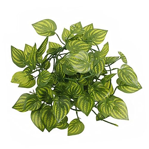 IMIKEYA 2m Künstliche Ranke Im Wassermelonenblätter-Stil Dekorative Girlande Für Den Innenbereich Als Dekoration Im Innenhof von IMIKEYA