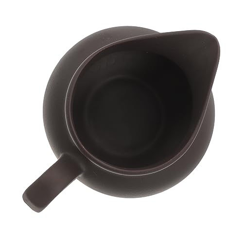 Milchkännchen Aus Keramik Milchbecher Aus Keramik Mini-teekessel Sirupspender Wasserkocher Aus Glas Heißer Teekrug Kaffeebecher Mini-teekanne Milchkännchen Mit Griff Tee Set Groß von IMIKEYA