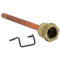 Tauchhülse 1/2'' für Temperatur-Fühler - Tauchrohr-Innen-Ø 7 mm - L 100 mm - mit Halteklammer Tauchhülse 1/2'' für Temperatur-Fühler - Tauchrohr-Innen-Ø 7 mm - L 100 mm - mit Halteklammer von IMIT