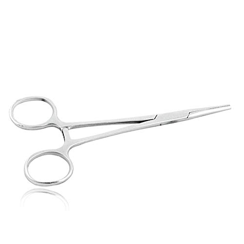 IMKRC®-Pet Grooming Hemostat Dog Ear Hair Puller Locking forceps, Mirror Polished, Straight,5.5'' von IMKRC