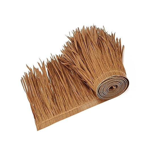 IMLAM Palmdach Strohdach Seegrasdach 50x100cm, Naturmaterial Dachmatte aus Schilfgras, Palmenblätter Deckenverkleidung Seegras Deko, Wetterfest Regendicht und Langlebig (Size : 0.5X1m) von IMLAM
