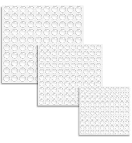 Elastikpuffer, 300 Stück Gummipuffer transparente Selbstklebende in 3 Größen, Anti Rutsch Pads für Möbel, Türen und Glasplatten, elastische Anschlagpuffer und Geräuschdämpfungspads aus Kunststoff Elastikpuffer, 300 Stück Gummipuffer transparente Selbstklebende in 3 Größen, Anti Rutsch Pads für Möbel, Türen und Glasplatten, elastische Anschlagpuffer und Geräuschdämpfungspads aus Kunststoff von IMMCUTE