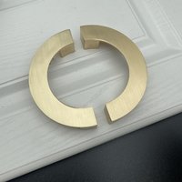 3, 75 "Gold Halbkreis Schubladengriffe Schrankgriffe Knäufe Möbelgriffe Konbs Hardware 96mm von IMMERSEHOME