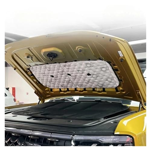 Für BYD Für Formel Für Leopard 5 Motorhaube Schalldichte Baumwolle Geräuschreduzierung Wärmedämmpolster Innenzubehör Auto Motorhaube Sound Pad Dämmatte(Dbl layer 5pcs 3.5mm) von IMMLSX
