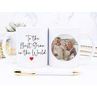 Personalisierte Gran Foto Tasse - Best in The World New Geschenk Becher Birthday Christmas von IMMOSS