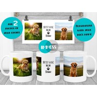 Personalisierte Hunde Mama Tasse - Foto Geschenk Für Neue Hund Beste Hundebesitzer Geburtstag Weihnachten von IMMOSS