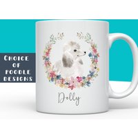 Personalisierte Pudel Tasse, Geschenk, Süße Hundeliebhaber Hund Weihnachtstasse, Hundebesitzer Weihnachten, Geburtstag von IMMOSS