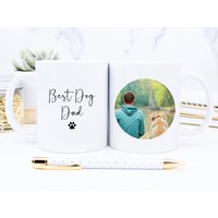 Personalisierter Hunde-Papa-Becher - Foto-Geschenk Für Hunde-Papa Neuer Hundefoto-Geschenk Bester Hundebesitzer Geburtstag Weihnachten Geschenk von IMMOSS