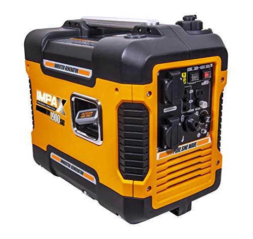 IMPAX Wechselrichter-Generator – tragbar, ideal für Wohnmobil, Camping, Outdoor, leise (IM1900SIG) IMPAX Wechselrichter-Generator – tragbar, ideal für Wohnmobil, Camping, Outdoor, leise (IM1900SIG) von IMPAX