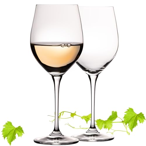 IMPERIAL Bauchige Weißweingläser 450ml Set 2-Teilig 'Havanna' Weingläser aus Crystalline Glas Spülmaschinenfest von IMPERIAL glass