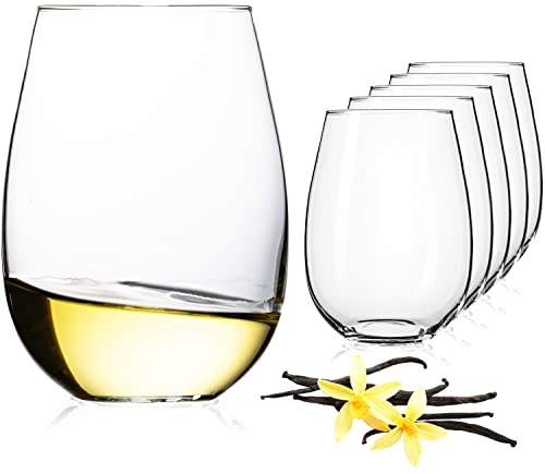 IMPERIAL Moderne Weingläser ohne Stil aus Glas 570ml Set 6-Teilig groß Weißweingläser Rotweingläser Spülmaschinenfest von IMPERIAL glass