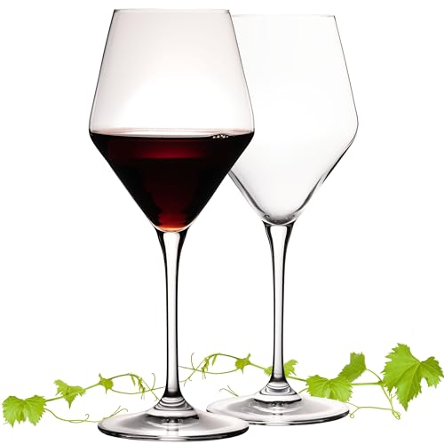 IMPERIAL Rotweingläser 375ml Serie 'Rom' Set 2-Teilig Bordeauxgläser aus Crystalline Glas Weinglas Spülmaschinenfest von IMPERIAL glass
