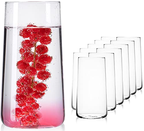 IMPERIAL Trinkgläser aus Glas 490ml (max. 550ml) Set 12 Teilig Wassergläser Saftgläser Longdrinkgläser Cocktailgläser groß von IMPERIAL glass