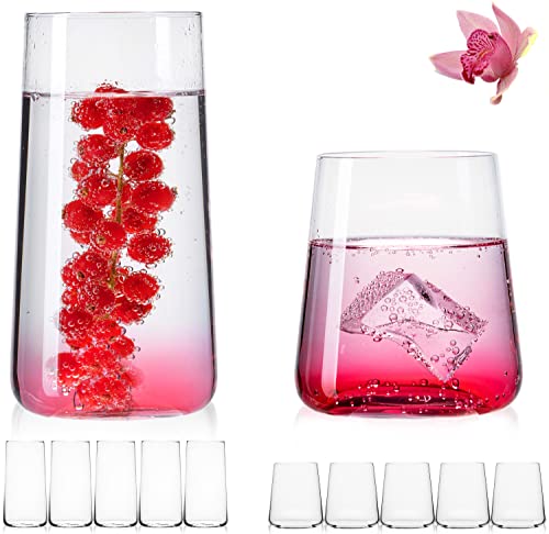 IMPERIAL Trinkgläser aus Glas Set 450ml & 550ml 12 Teilig Wassergläser Saftgläser Longdrinkgläser Cocktailgläser von IMPERIAL glass