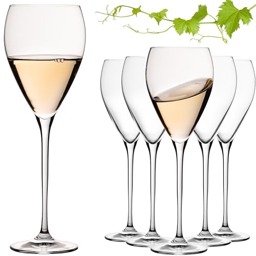 IMPERIAL Tropfenförmige Weißweingläser 350ml 'Paris' Set 6-Teilig Weingläser aus Crystalline Glas Spülmaschinenfest von IMPERIAL glass