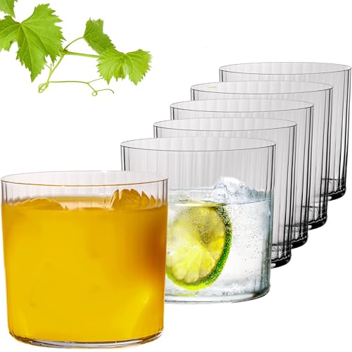 IMPERIAL geriffelte Trinkgläser 350ml - Wassergläser 6er Set aus Crystalline Glas Serie "London" Spülmaschinenfest IMPERIAL geriffelte Trinkgläser 350ml - Wassergläser 6er Set aus Crystalline Glas Serie "London" Spülmaschinenfest von IMPERIAL glass