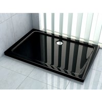 Impex-bad - 50 mm Duschtasse 100 x 90 cm (schwarz) - Schwarz von IMPEX-BAD