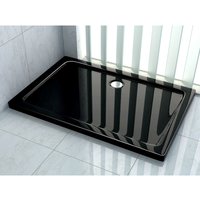 50 mm Duschtasse 150 x 90 cm (schwarz) - Schwarz von N / A