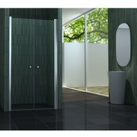 Impex-bad - 6 mm Nischentür wings 90 x 195 cm - Klarglas von IMPEX-BAD