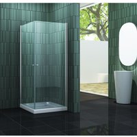 Duschkabine casa 80 x 80 x 190 cm ohne Duschtasse - Klarglas von IMPEX-BAD