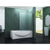 Impex-bad - Schiebetür-Duschtrennwand batch 120 x 150 (Badewanne) - Klarglas von IMPEX-BAD