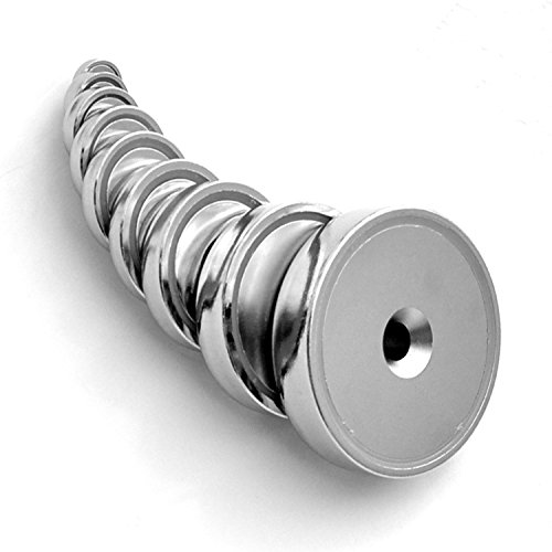 D16-D75mm Neodym Topfmagnet 6Kg bis ca.164 Kg Zugkraft Senkkopfschraube Flachgreifer vernickelt NdFeB, Topfmagnete:D42mm N45 68Kg (20St.) von IMPLOTEX