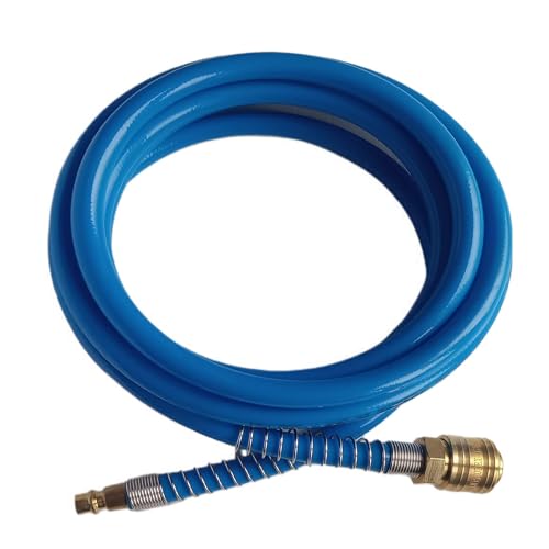 IMPLOTEX Druckluftschlauch Spiralschlauch Glattschlauch Länge 3 Meter, 5 Meter und 8 Meter - max.20bar, Druckluftschlauch:D8x12mm 3 Meter Glattschlauch Schlauch von IMPLOTEX