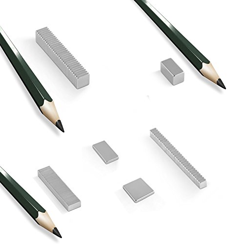 Neodym Magnet Quader klein 4-30mm N45-N52, Quader:15x5x2mm N52 5KG (20St.) von IMPLOTEX