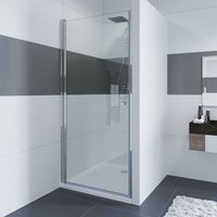 Impts - Duschabtrennung Duschtür Nischentür Drehtür & Schwingtür Duschkabine Duschwand aus 6mm esg Glas für Badezimmer Dusche 75x185cm von IMPTS