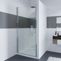 Duschabtrennung Duschtür Nischentür Drehtür & Schwingtür Duschkabine Duschwand aus 6mm esg Glas für Badezimmer Dusche 100x195cm - Impts von IMPTS