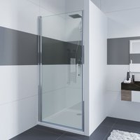 Impts - Duschabtrennung Duschtür Nischentür Drehtür & Schwingtür Duschkabine Duschwand aus 6mm esg Glas für Badezimmer Dusche 70x195cm von IMPTS
