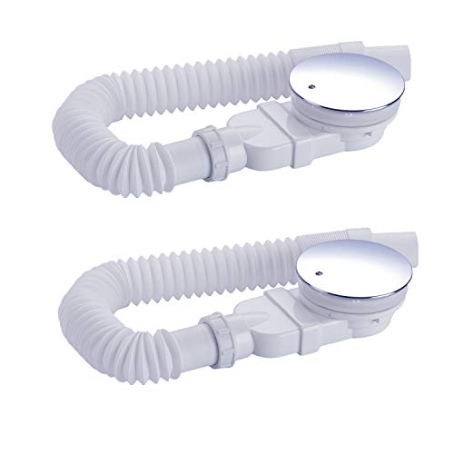 IMPTS 2 set extraflache ablaufgarnitur dusche 90mm, Abfluss Ablaufloch set für Duschwanne, Duschablauf Siphon mit Geruchsstop, Haarsieb, Flexschlauch IMPTS 2 set extraflache ablaufgarnitur dusche 90mm, Abfluss Ablaufloch set für Duschwanne, Duschablauf Siphon mit Geruchsstop, Haarsieb, Flexschlauch von IMPTS