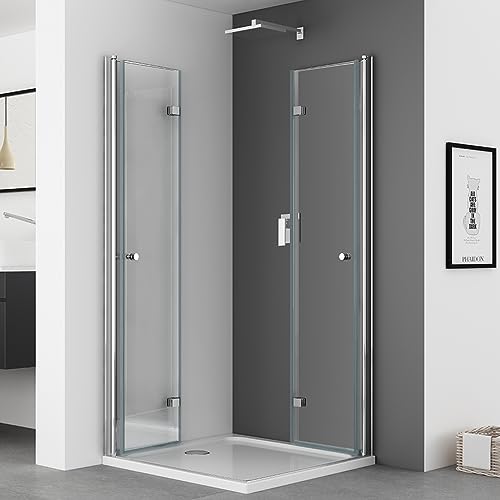 IMPTS 80x80cm Duschkabine Eckeinstieg Duschabtrennung doppel Drehfalttür Duschtür Falttür faltbar 180°Duschwand Faltdusche Höhe 185cm IMPTS 80x80cm Duschkabine Eckeinstieg Duschabtrennung doppel Drehfalttür Duschtür Falttür faltbar 180°Duschwand Faltdusche Höhe 185cm von IMPTS