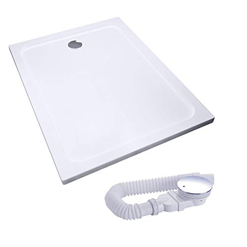 IMPTS Duschwanne Duschtasse komplett set,75x90x4 quadrat extra flach Eckig Acryl Weiß Dusche Acrylwanne für Duschabtrennung Duschkabine, inkl. Ablaufgarnitur IMPTS Duschwanne Duschtasse komplett set,75x90x4 quadrat extra flach Eckig Acryl Weiß Dusche Acrylwanne für Duschabtrennung Duschkabine, inkl. Ablaufgarnitur von IMPTS